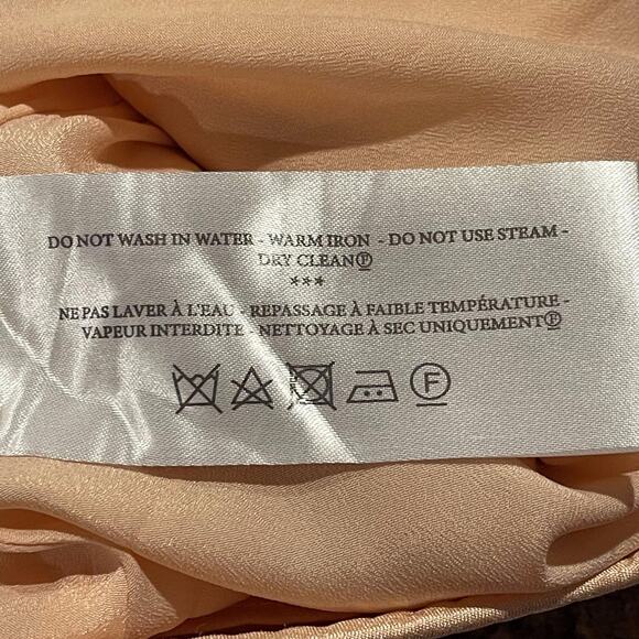 Keepsake Womens Dress Sleeveless Fit & Flare Mini Peach Size Small FH - Picture 3 of 6